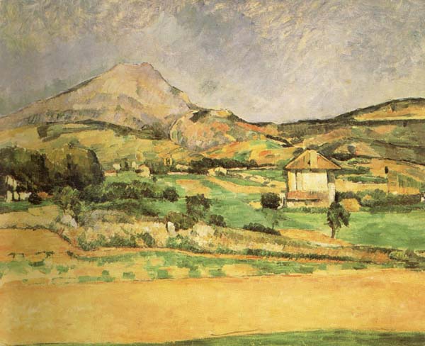 Paul Cezanne La Montagne Sainte-Victoire vue du chemin de Valcros